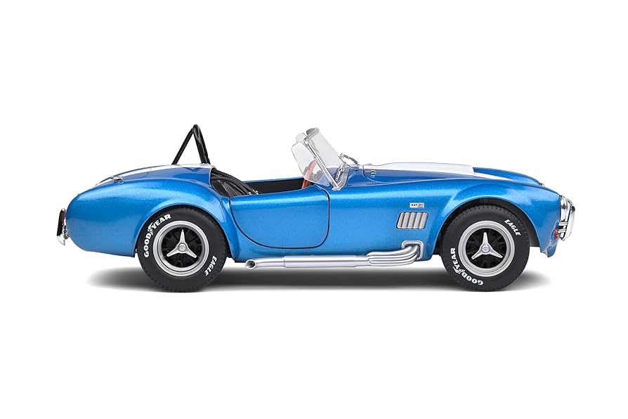 ｊ　 AC COBRA 427 MK.2メタリックブルー 1/18 SHELBY COBRA 427 S/C - METALLIC BLUE - 1965 - Solido